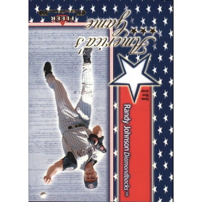 2002 Fleer Maximum Americas Game Jersey #11 Randy Johnson