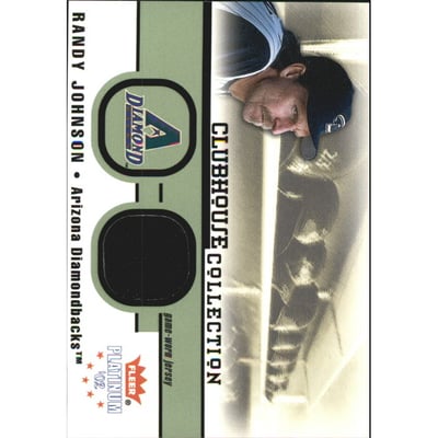 2002 Fleer Platinum Clubhouse Memorabilia #18 Randy Johnson Jsy/1000