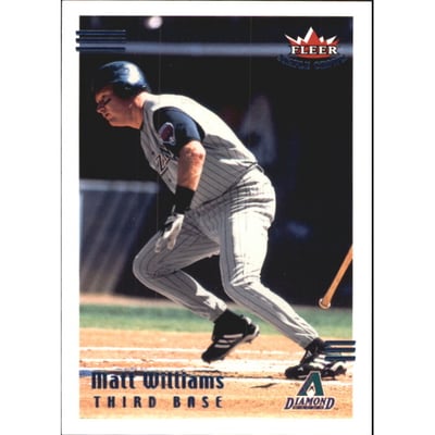 2002 Fleer Triple Crown RBI Parallel #73 Matt Williams/65