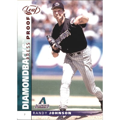 2002 Leaf Press Proofs Red #7 Randy Johnson
