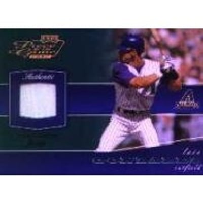 2002 Playoff Piece of the Game Materials Bronze #50 Luis Gonzalez Jsy