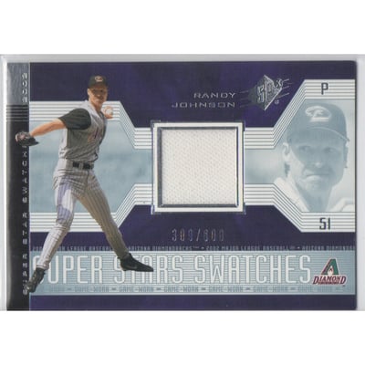 2002 SPx #184 Randy Johnson JSY/800