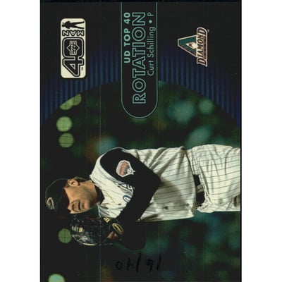2002 Upper Deck 40-Man Electric Rainbow #1146 Curt Schilling RT