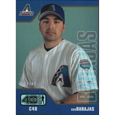 2002 Upper Deck 40-Man Electric Rainbow #663 Rod Barajas