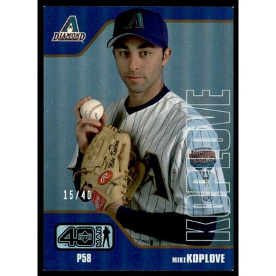 2002 Upper Deck 40-Man Electric Rainbow #667 Mike Koplove