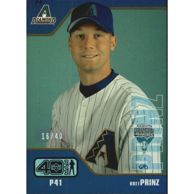 2002 Upper Deck 40-Man Electric Rainbow #670 Bret Prinz