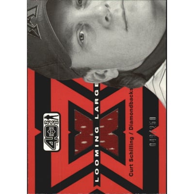 2002 Upper Deck 40-Man Looming Large Jerseys #LCS Curt Schilling
