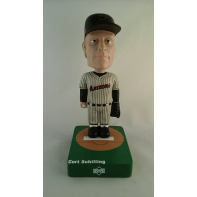 2002 Upper Deck Ballpark Idols Bobbers #48 Curt Schilling D'Backs