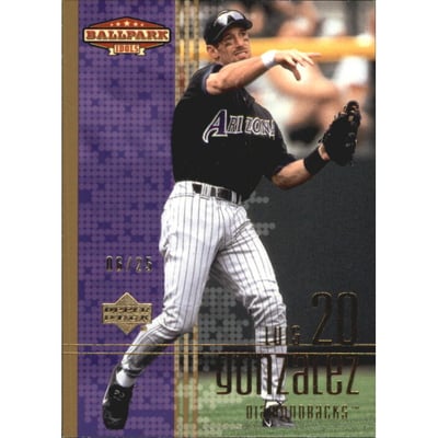 2002 Upper Deck Ballpark Idols Gold #129 Luis Gonzalez