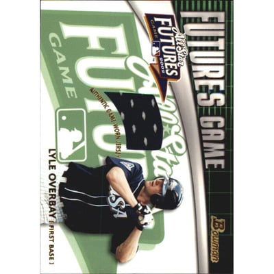 2003 Bowman Futures Game Gear Jersey Relics #LO Lyle Overbay
