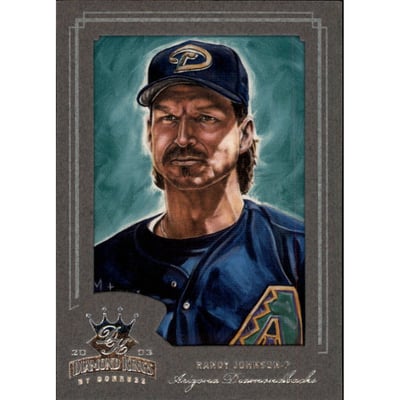 2003 Diamond Kings Silver Foil #75 Randy Johnson