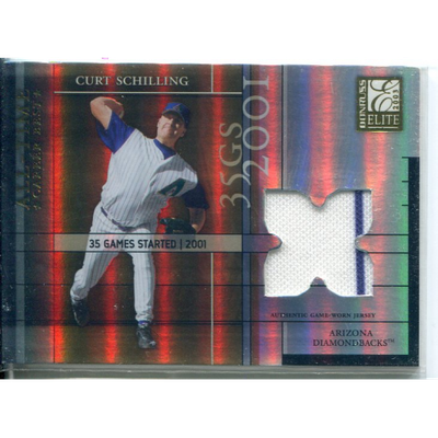 2003 Donruss Elite All-Time Career Best Materials #41 Curt Schilling Jsy/400