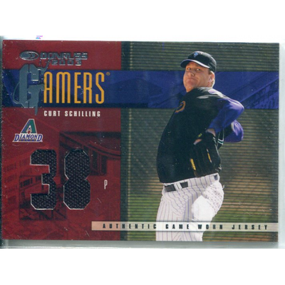 2003 Donruss Gamers Jersey Number #25 Curt Schilling