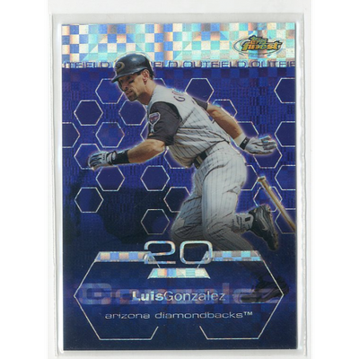 2003 Finest X-Fractors #62 Luis Gonzalez