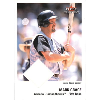2003 Fleer Tradition Game Used Gold #276 Mark Grace Jsy