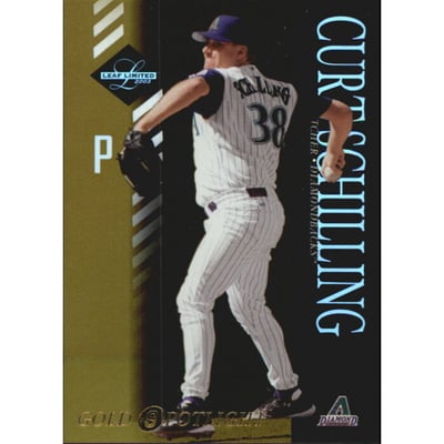 2003 Leaf Limited Gold Spotlight #115 C.Schill D'backs Throw
