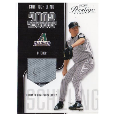 2003 Playoff Prestige Player Collection #83 Curt Schilling Jsy