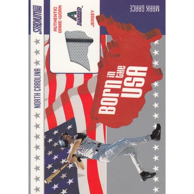 2003 Stadium Club Born in the USA Relics #MG Mark Grace Jsy