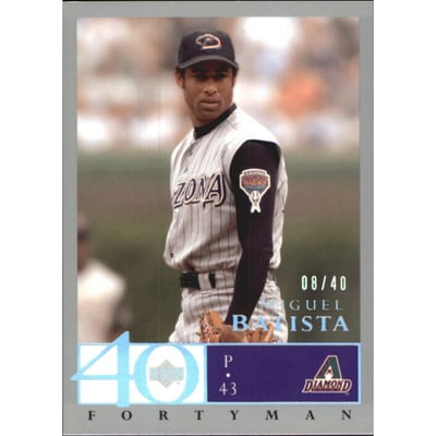 2003 Upper Deck 40-Man Rainbow #495 Miguel Batista