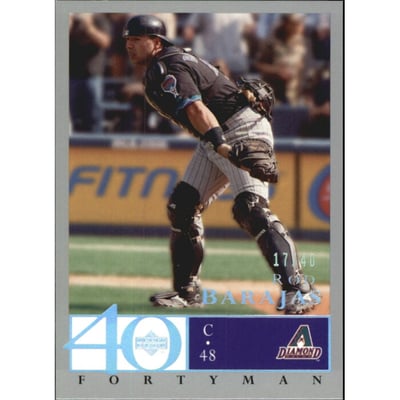 2003 Upper Deck 40-Man Rainbow #502 Rod Barajas