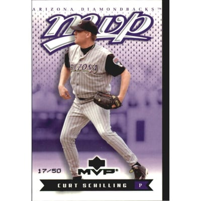 2003 Upper Deck MVP Black #10 Curt Schilling