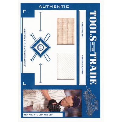 2004 Absolute Memorabilia Tools of the Trade Material Combo #TT118 R.John D'backs Bat-Jsy/250