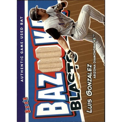 2004 Bazooka Blasts Bat Relics #LG Luis Gonzalez A