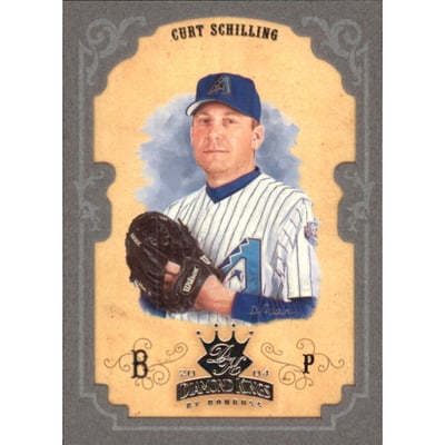 2004 Diamond Kings Framed Silver #135 Curt Schilling