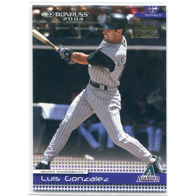 2004 Donruss Press Proofs Gold #218 Luis Gonzalez