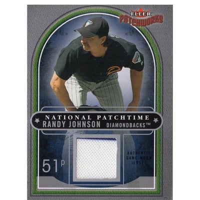 2004 Fleer Patchworks National Patchtime #RJ Randy Johnson