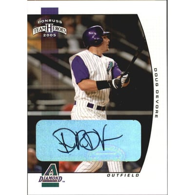 2005 Donruss Team Heroes Autographs #22 Doug Devore
