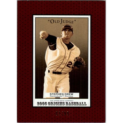 2005 Origins Old Judge Red #277 Stephen Drew YS