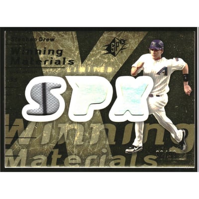 2007 SPx Winning Materials 99 Gold #SD Stephen Drew/99