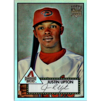 2007 Topps '52 Chrome Refractors #94 Justin Upton