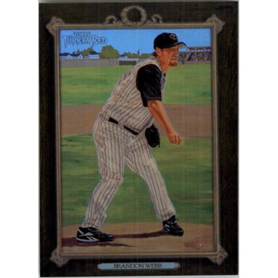 2007 Topps Turkey Red Chrome Black Refractors #51 Brandon Webb