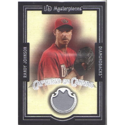 2007 UD Masterpieces Captured on Canvas #RJ Randy Johnson