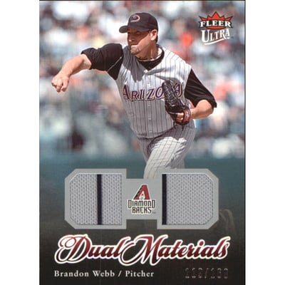 2007 Ultra Dual Materials #BW Brandon Webb