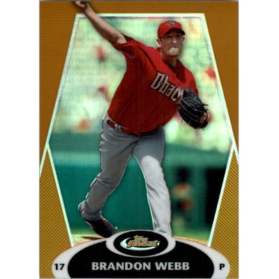 2008 Finest Refractors Gold #15 Brandon Webb