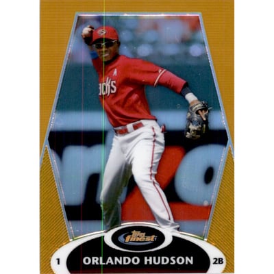 2008 Finest Refractors Gold #87 Orlando Hudson