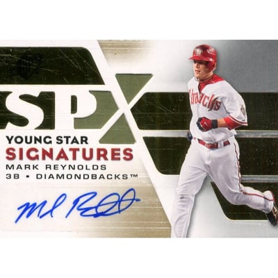 2008 SPx Young Star Signatures #YSSMR Mark Reynolds