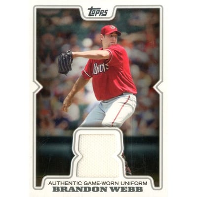 2008 Topps Retail Relics #BW Brandon Webb