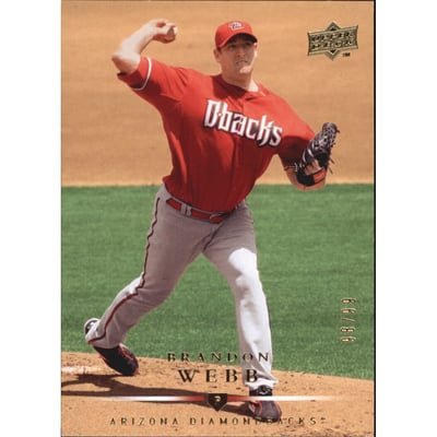 2008 Upper Deck Gold #91 Brandon Webb