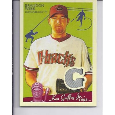 2008 Upper Deck Goudey Memorabilia #BW Brandon Webb