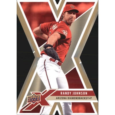 2008 Upper Deck X Die Cut Gold #1 Randy Johnson