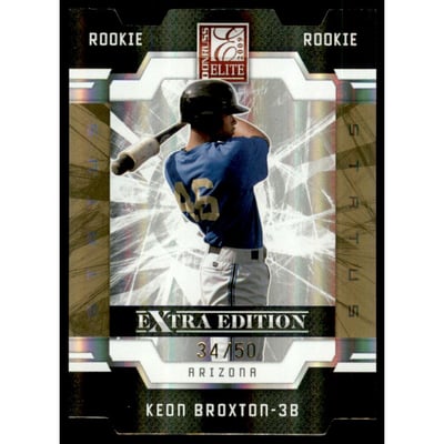2009 Donruss Elite Extra Edition Status Gold #114 Keon Broxton