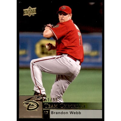 2009 Upper Deck Gold #483 Brandon Webb CL