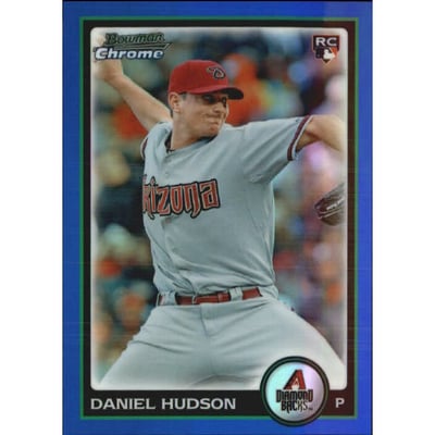2010 Bowman Chrome Draft Blue Refractors #BDP50 Daniel Hudson