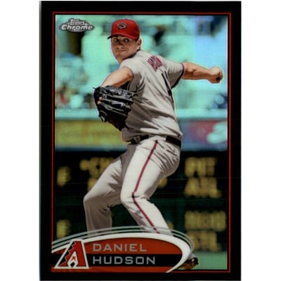 2012 Topps Chrome Black Refractors #67 Daniel Hudson