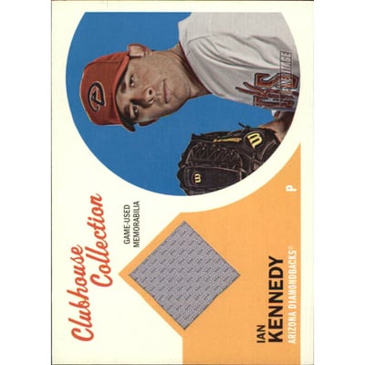 2012 Topps Heritage Clubhouse Collection Relics #IK1 Ian Kennedy