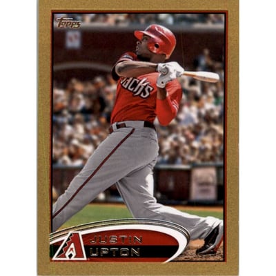 2012 Topps Mini Gold #450 Justin Upton